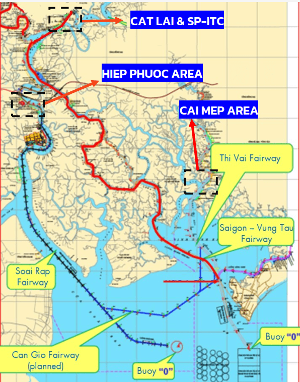 SP-ITC Port Location Map