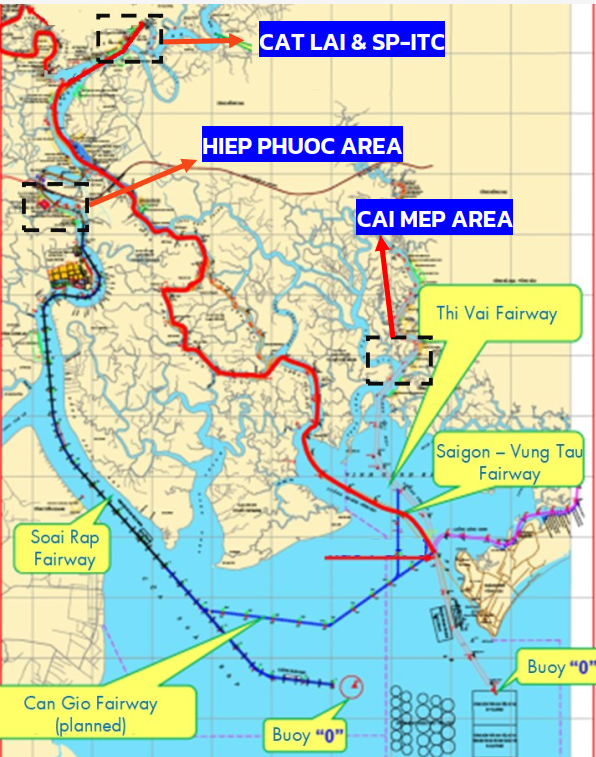 Port Location Map
